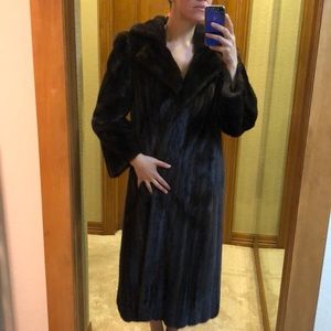 Real Mink Fur Coat